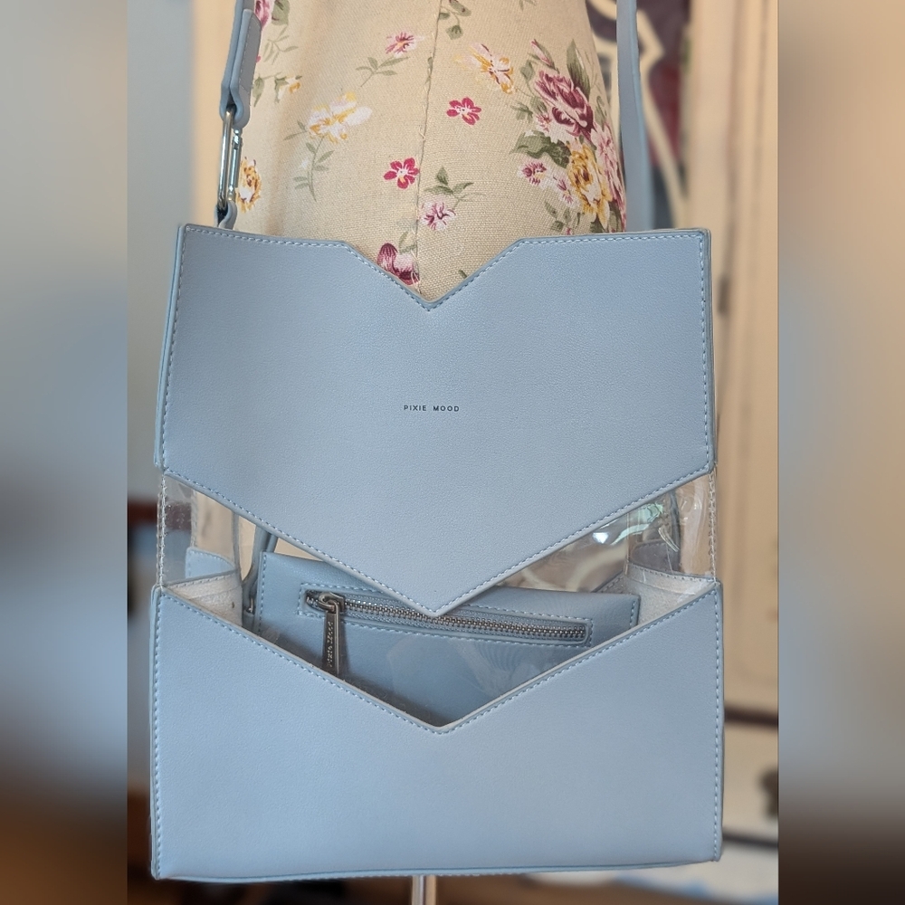 PIXIE MOOD EMILY powder blue handbag‎